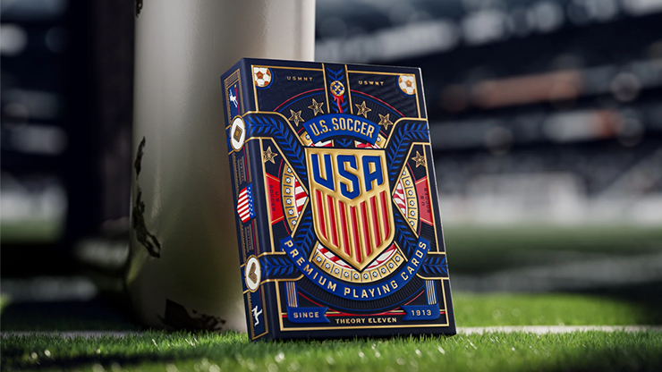 theory11×U.S. Soccer 公式コラボの箔押しトランプ｜U.S. Soccer Playing Cards