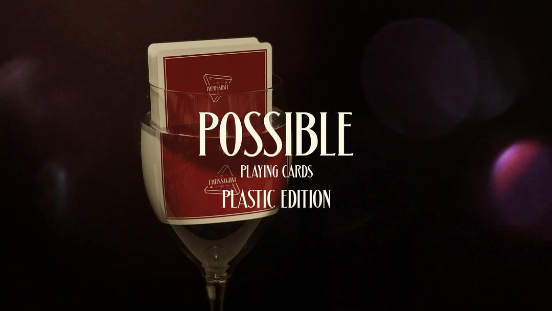 POSSIBLE PLAYING CARDS PLASTIC EDITION｜常識を覆すプラスチックトランプ