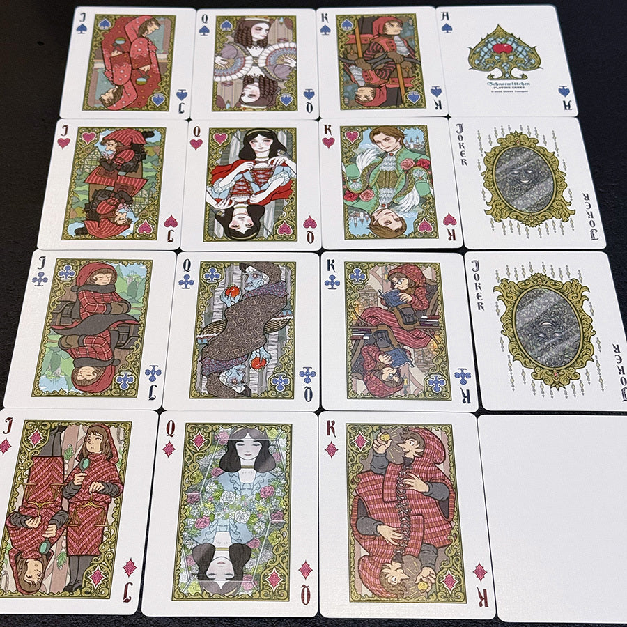 Schneewittchen Playing Cards 絵札とジョーカーの一覧