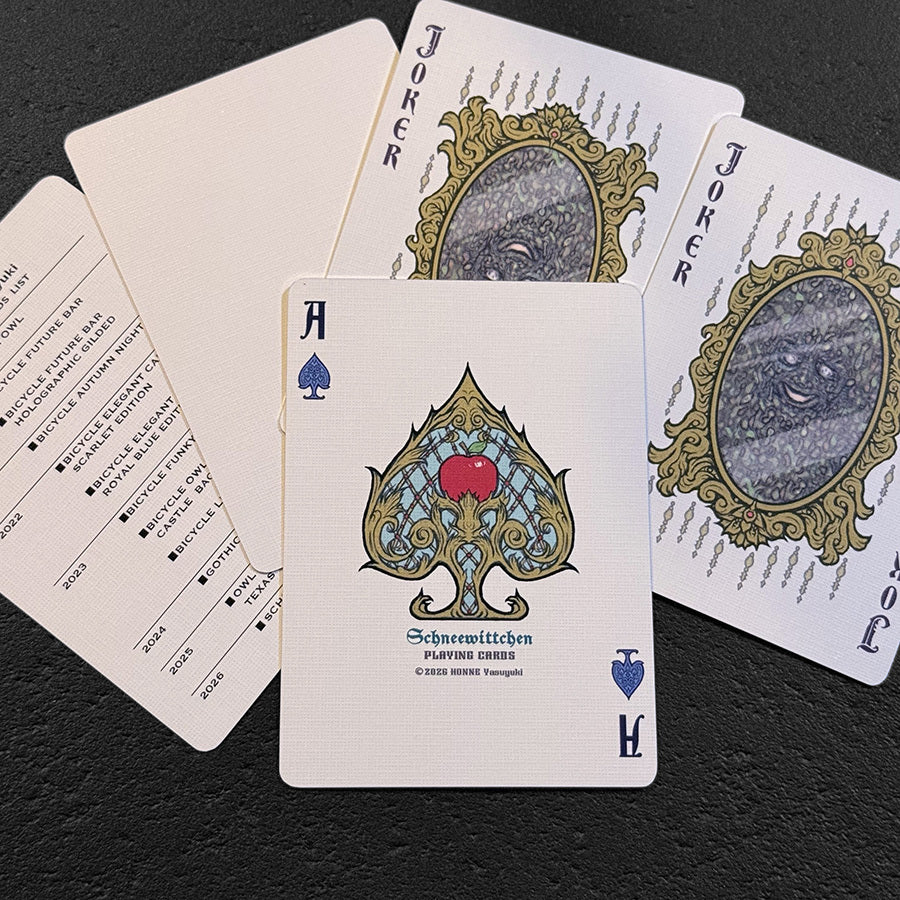 Schneewittchen Playing Cards スペードのAとジョーカー